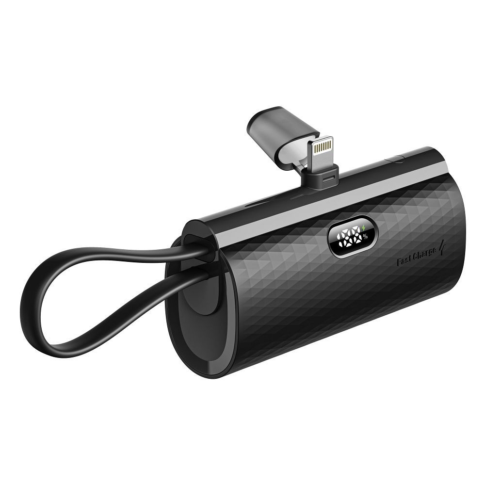 Powerbank Power Plug F5K3 PD 20W 5000 mAh mit integriertem Lightning-Anschluss