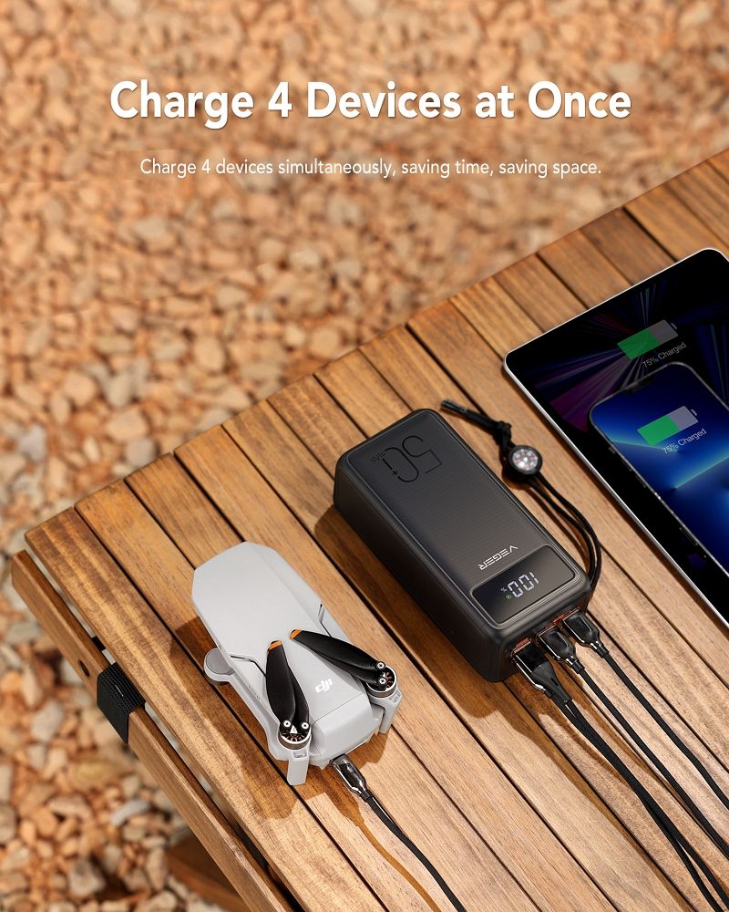 Powerbank Veger Tank Lite (W5001) PD QC3.0 5A 22,5W 50.000 mAh