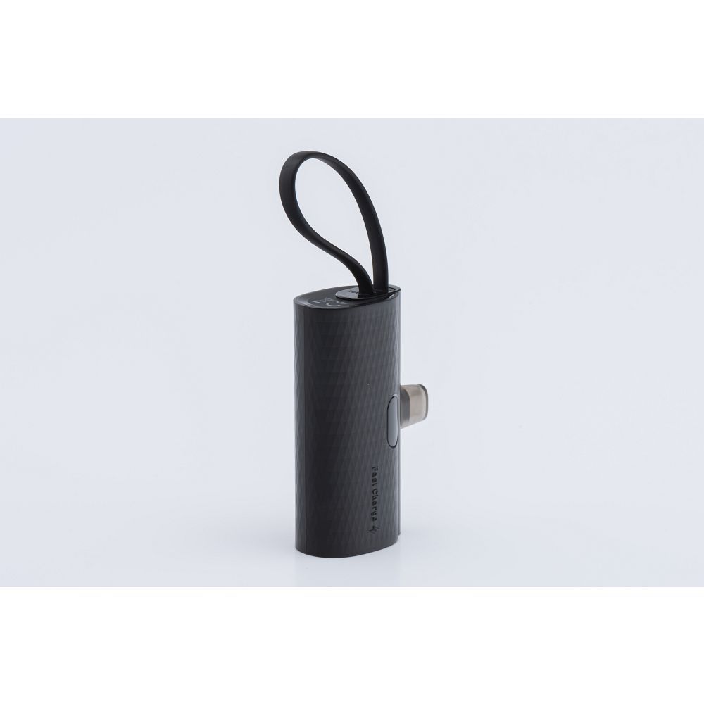 Powerbank Power Plug F5K3 PD 20W 5000 mAh mit integriertem USB-C-Anschluss