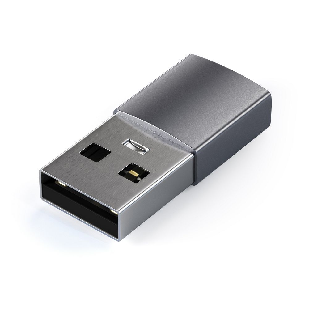 Satechi ST-TAUCM USB-A/USB-C-Adapter, Space Grau