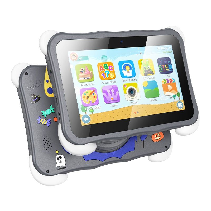 Kinder-Tablet 7,0 Zoll, 4 GB/32 GB, Hoco HD, Wi-Fi, Android 12 A16