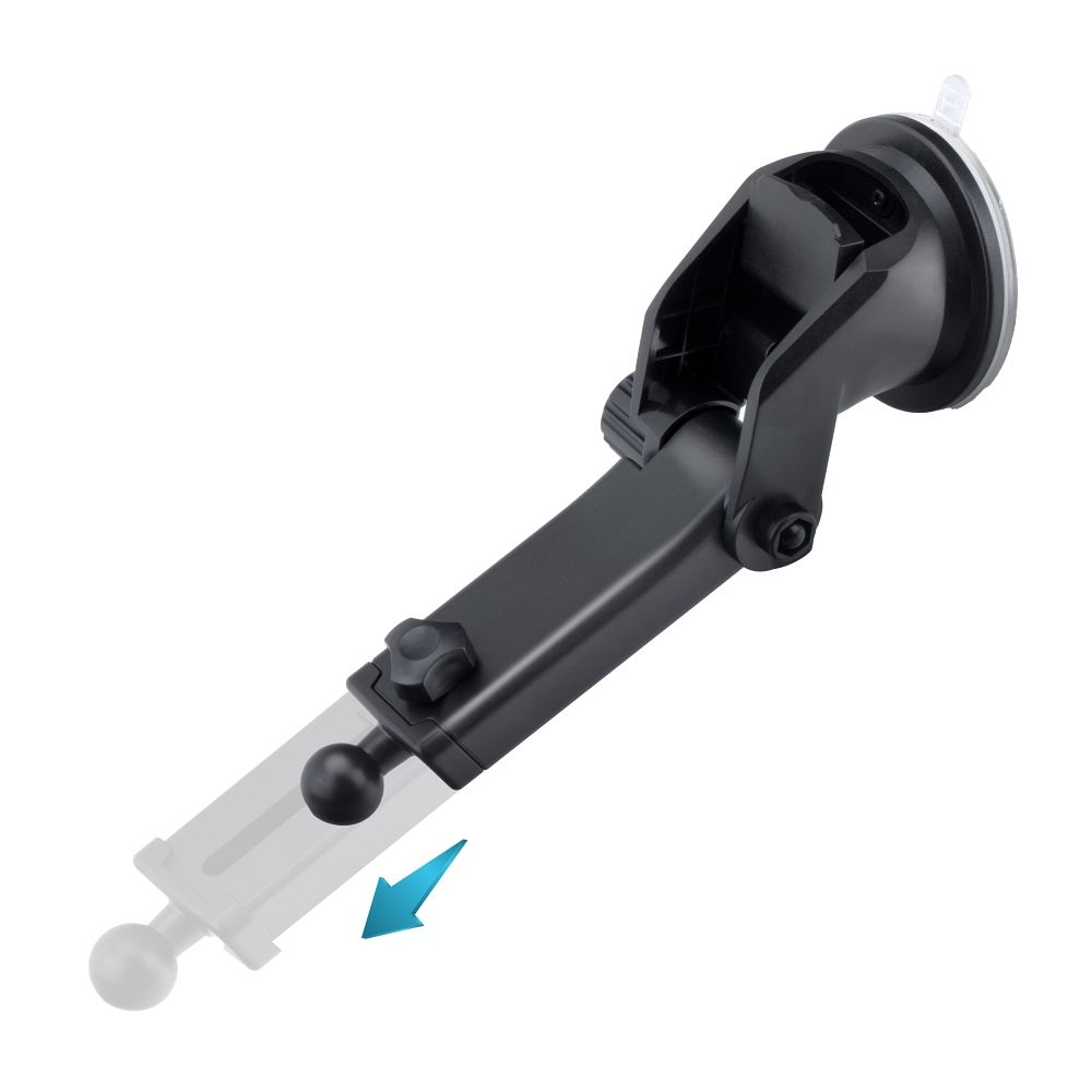 Autohalterung  automatisch Induktionsladen + Adapt. magnetisch HS1 Qi 15W black