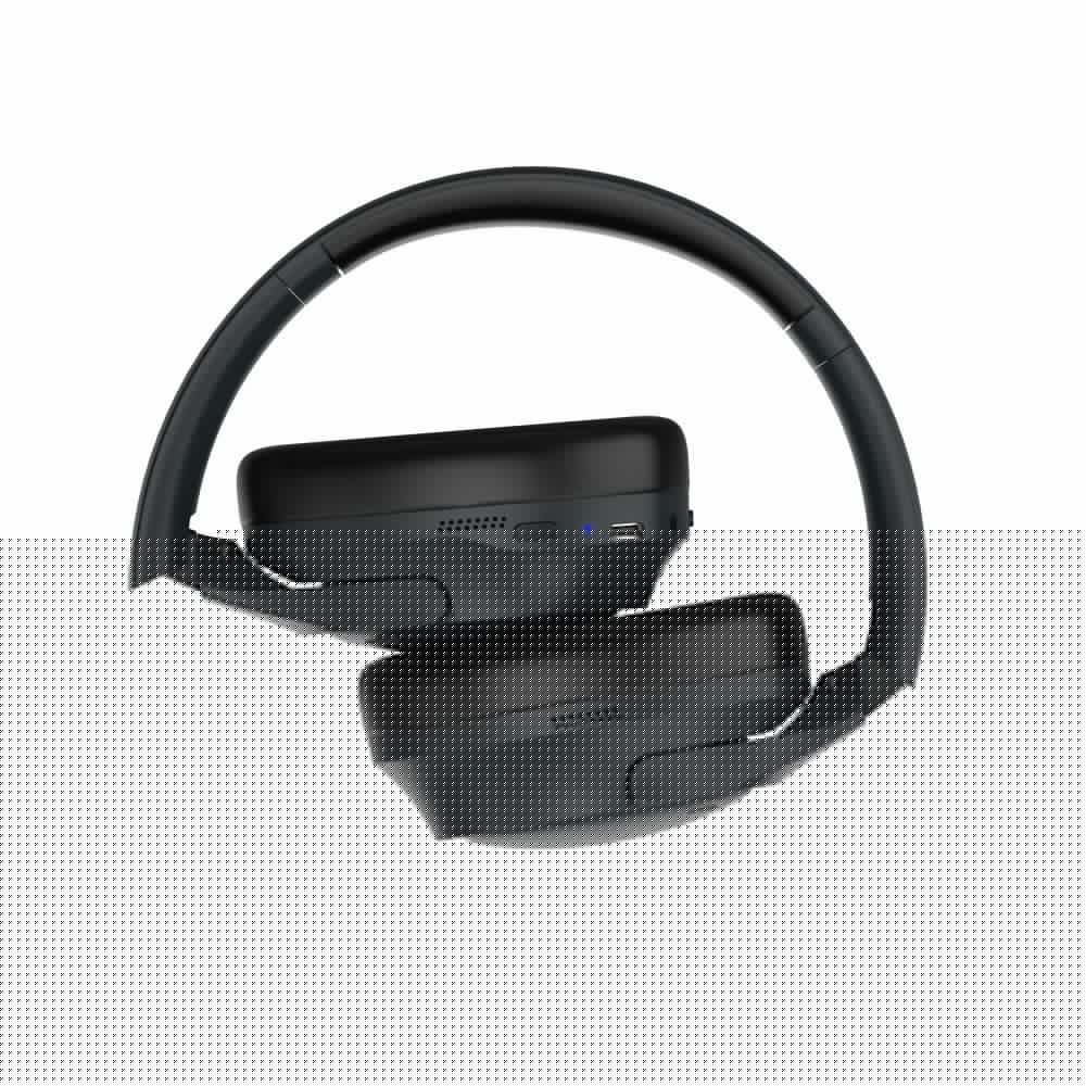 Forcell F-Audio Vibe ANC + ENC + TUYA APP Kabellose On-Ear-Kopfhörer Schwarz