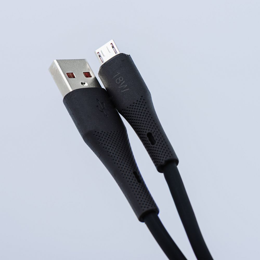 QC3.0 2,4 A 18 W Silikon-USB-A-auf-Micro-USB-Kabel 1 m C341
