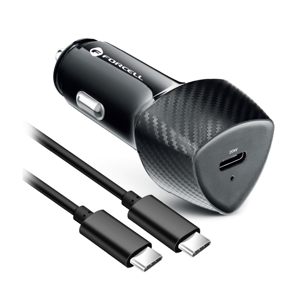 Autoladegerät Typ C 3.0 PD20W CC50-1C (Total 20W) + Kabel für Typ C PD60W
