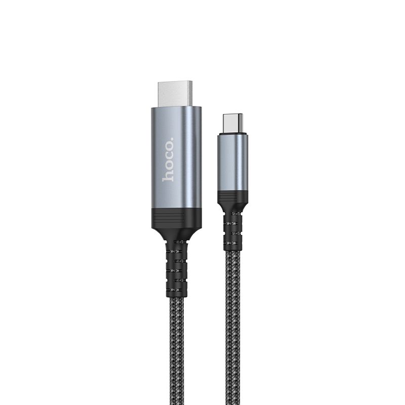 Bildschirmspiegelungskabel USB-C auf HDMI 4K 30Hz 1,8 m UA43 Metallgrau