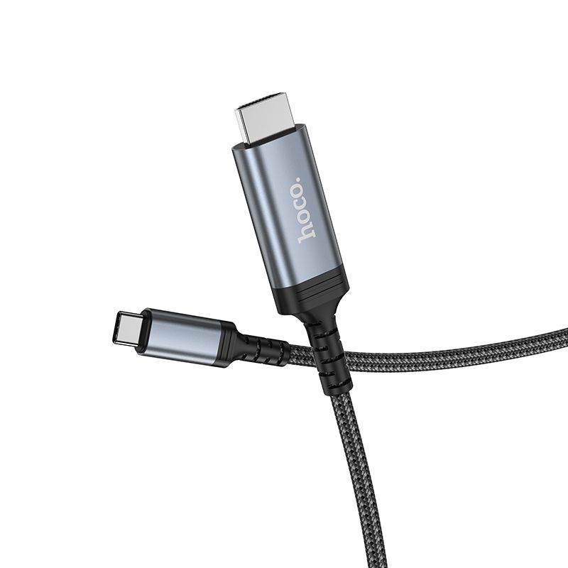 Bildschirmspiegelungskabel USB-C auf HDMI 4K 30Hz 1,8 m UA43 Metallgrau