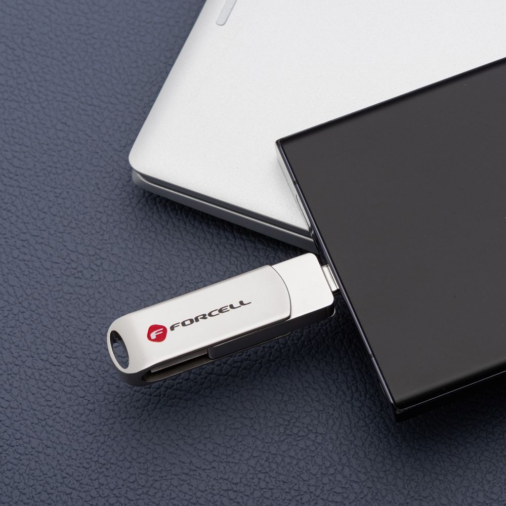 USB-Stick 128 GB USB 3.2 Gen 1 (USB-A) Metallsilber
