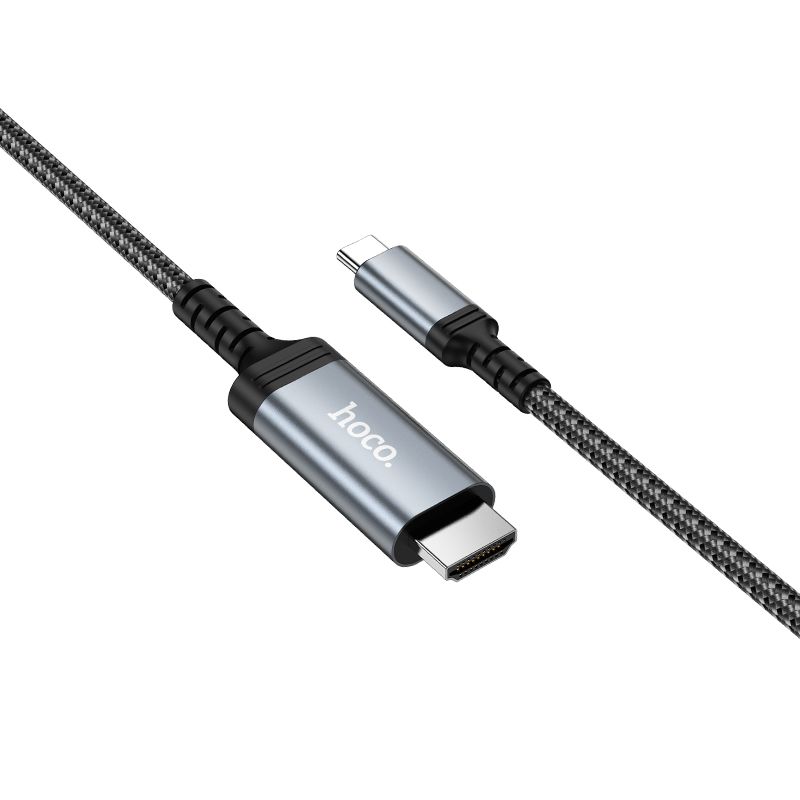 Bildschirmspiegelungskabel USB-C auf HDMI 4K 30Hz 1,8 m UA43 Metallgrau