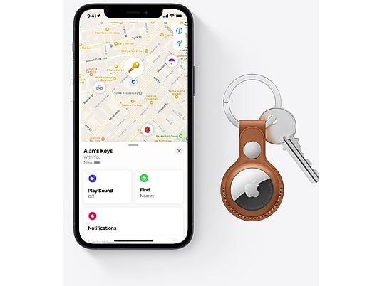 APPLE AirTag, Weiß/Silber AirTag