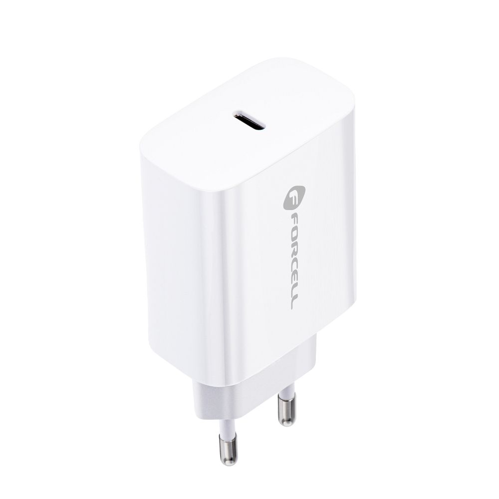 USB-C QC4.0 PD 3A 20W Handy-Wandladegerät + USB-C-auf-Lightning-Kabel TFK-TC-20WPD Weiß