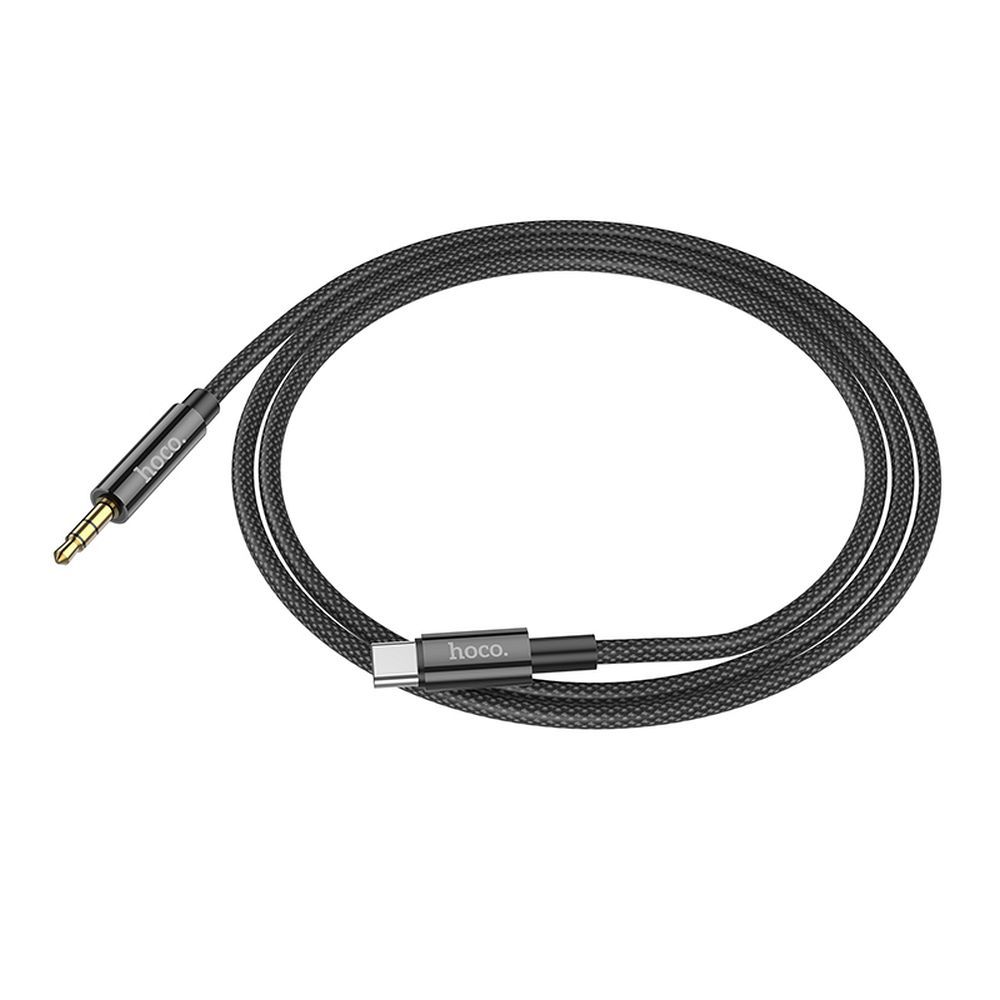 AUX Jack 3,5 mm auf Typ C Kabel UPA19 1 m schwarz