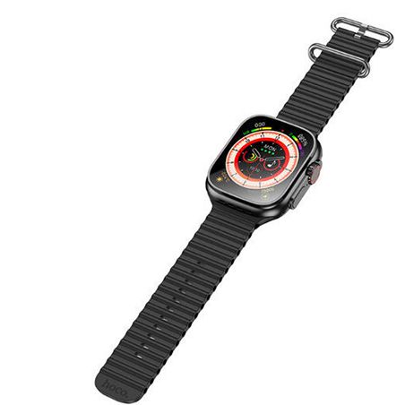 Hoco 1,96" TFT 4G Smartwatch mit Anruffunktion DYD01 Schwarz