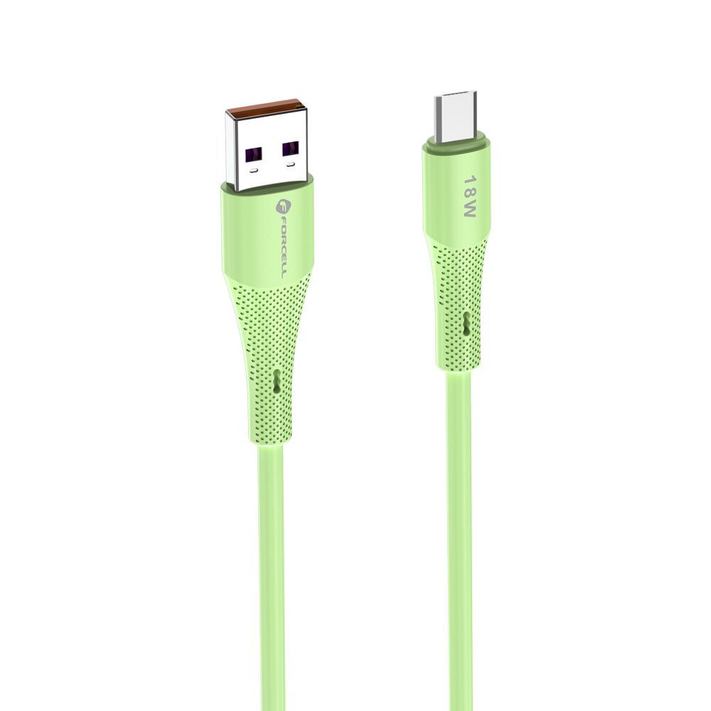QC3.0 2,4 A 18 W Silikon-USB-A-auf-Micro-USB-Kabel 1 m C341