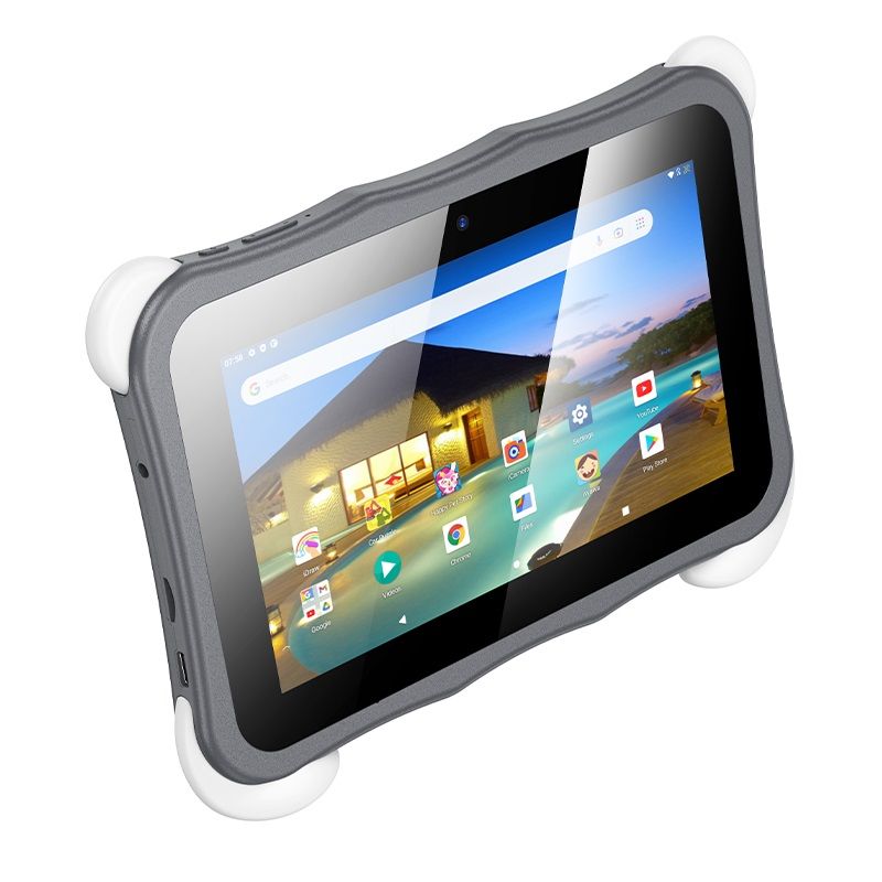 Kinder-Tablet 7,0 Zoll, 4 GB/32 GB, Hoco HD, Wi-Fi, Android 12 A16
