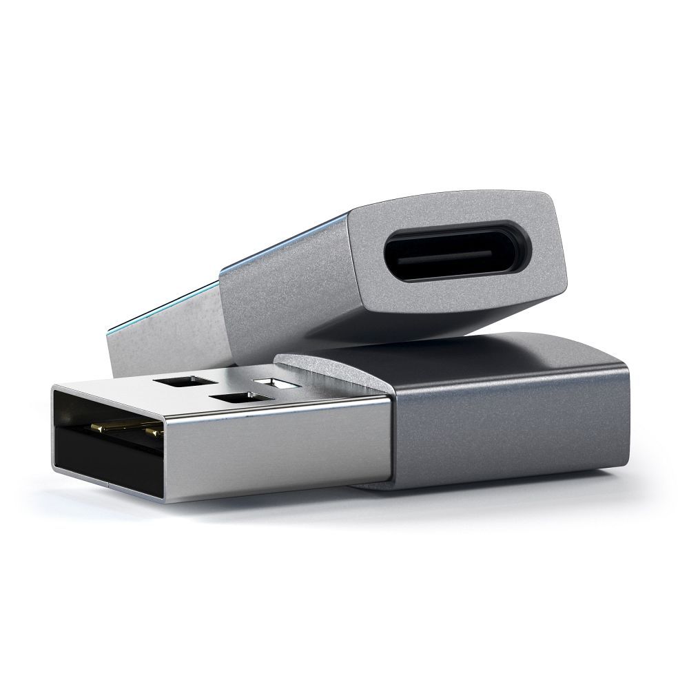 Satechi ST-TAUCM USB-A/USB-C-Adapter, Space Grau