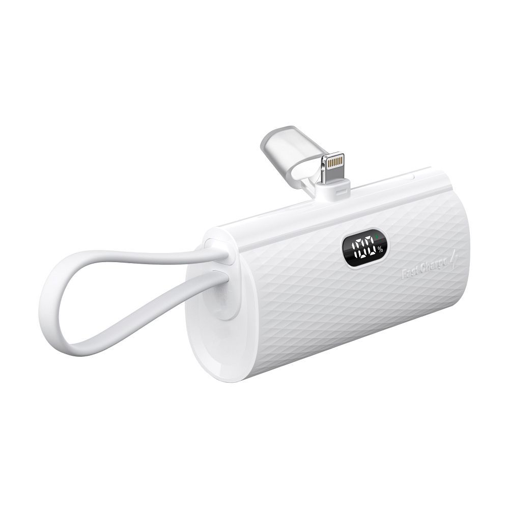 Powerbank Power Plug F5K3 PD 20W 5000 mAh mit integriertem Lightning-Anschluss