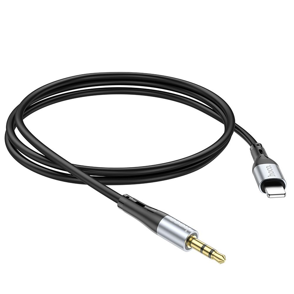 AUX-Klinkenkabel 3,5 mm auf Lightning 1 m UPA22 schwarz