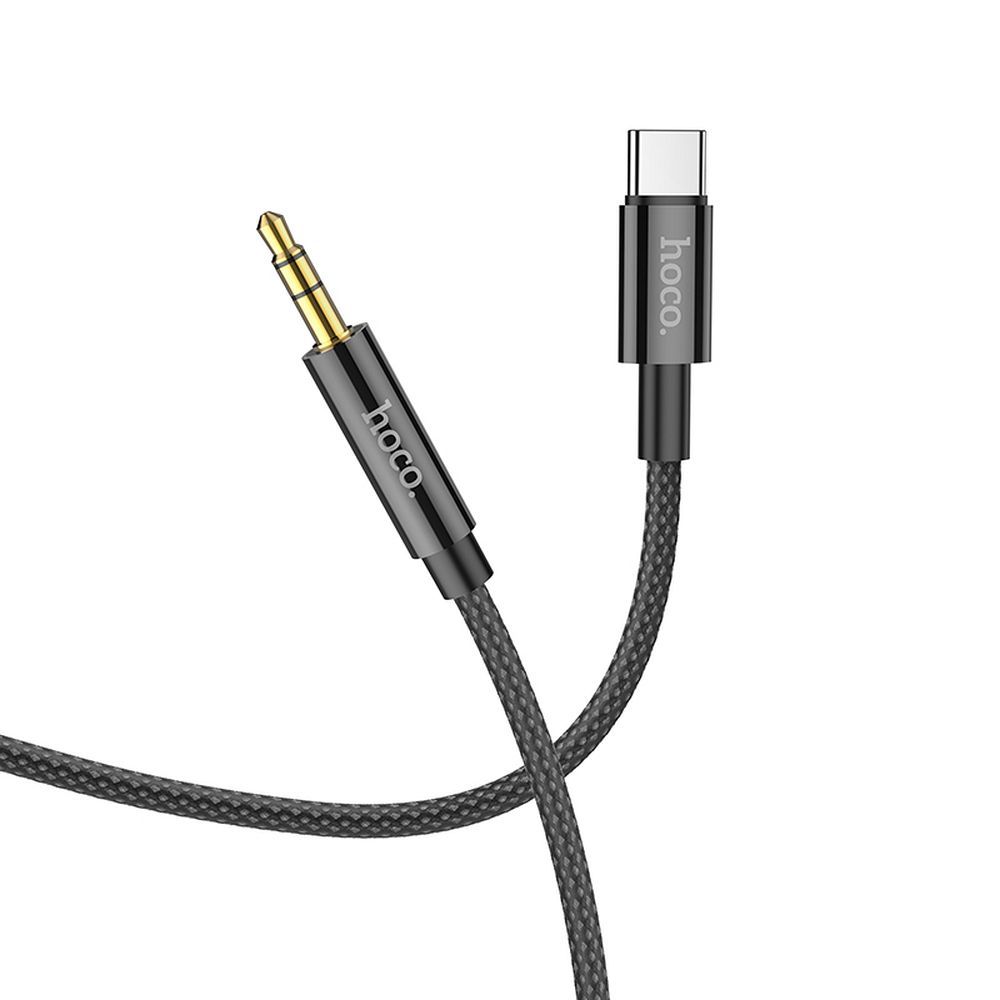 AUX Jack 3,5 mm auf Typ C Kabel UPA19 1 m schwarz