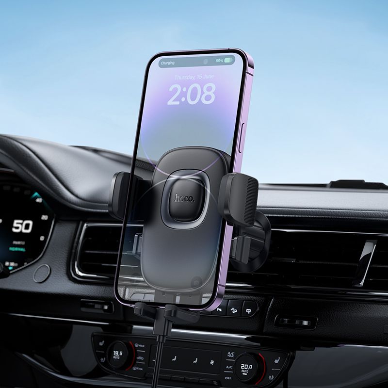 Autotelefonhalterung Hoco Lüftungsschlitz H75 schwarz