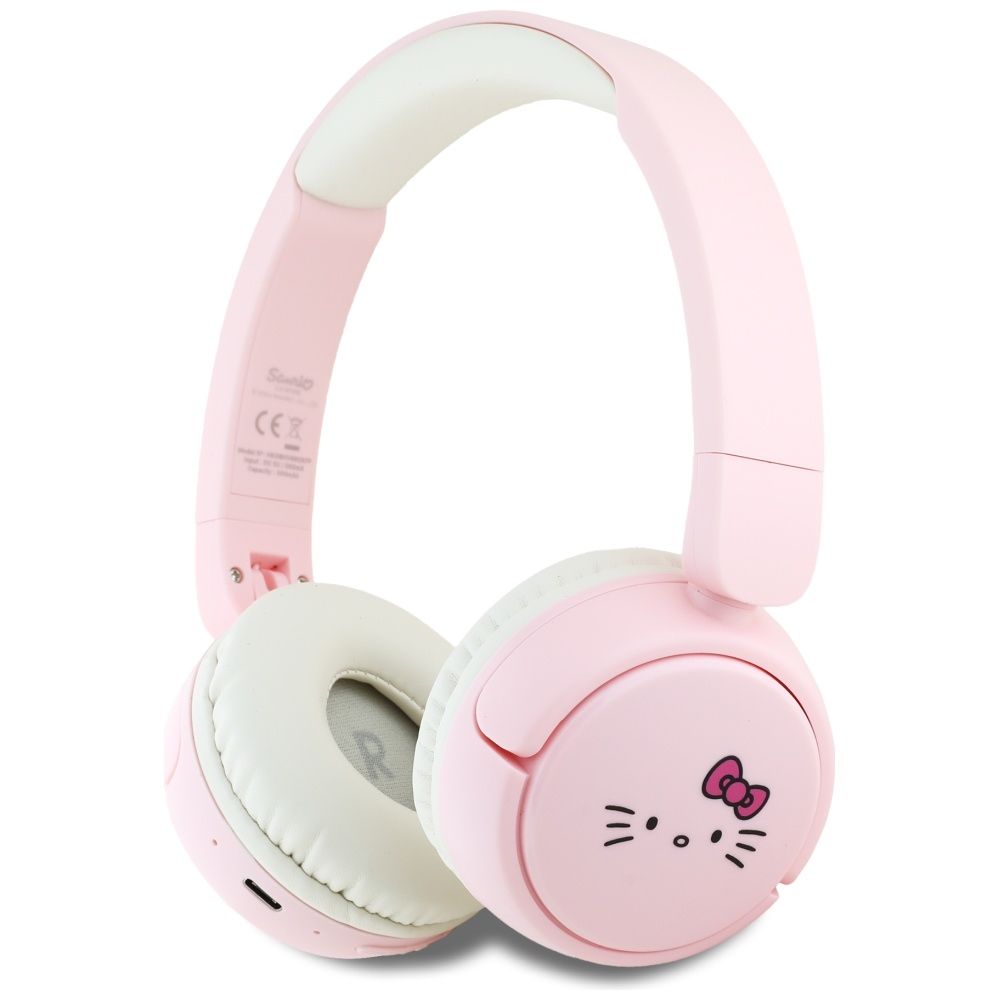 Kabellose Over-Ear-Kopfhörer mit Hello Kitty-Logo, Hel000163, Pink