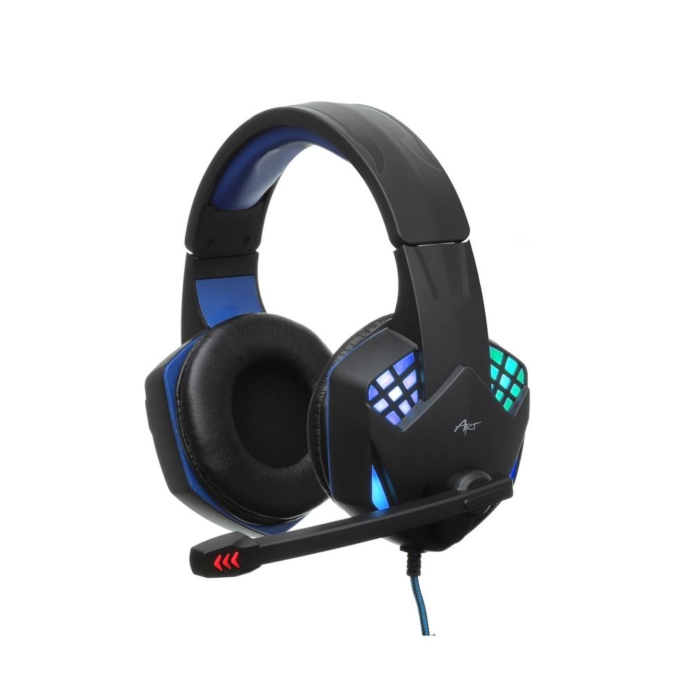 Kabelgebundener On-Ear-Kopfhörer mit 3,5-mm-Klinkenstecker und USB-A-Anschluss, Art Gaming-Kopfhörer mit Mikrofon, Modell G11