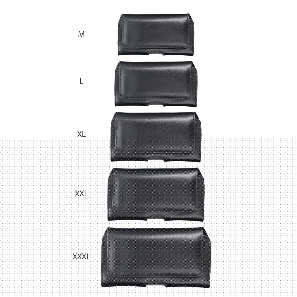 OYAL Universal-Gürtelholster aus Leder, horizontal, Größe L