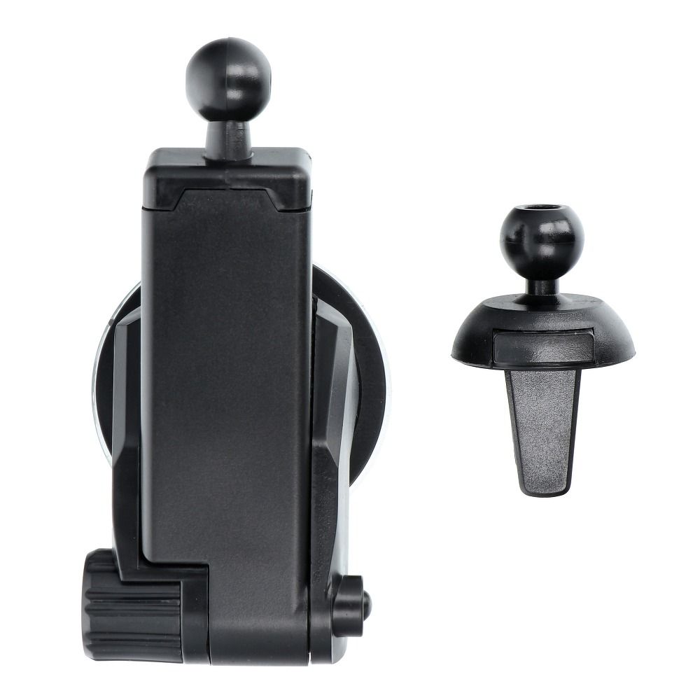 Autohalterung  automatisch Induktionsladen + Adapt. magnetisch HS1 Qi 15W black