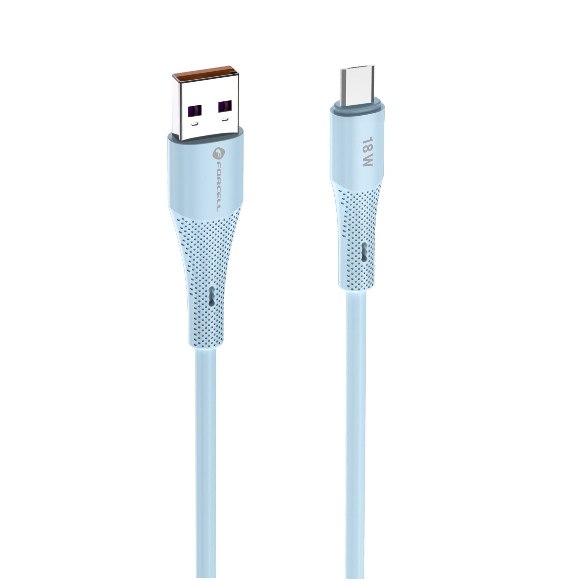 QC3.0 2,4 A 18 W Silikon-USB-A-auf-Micro-USB-Kabel 1 m C341