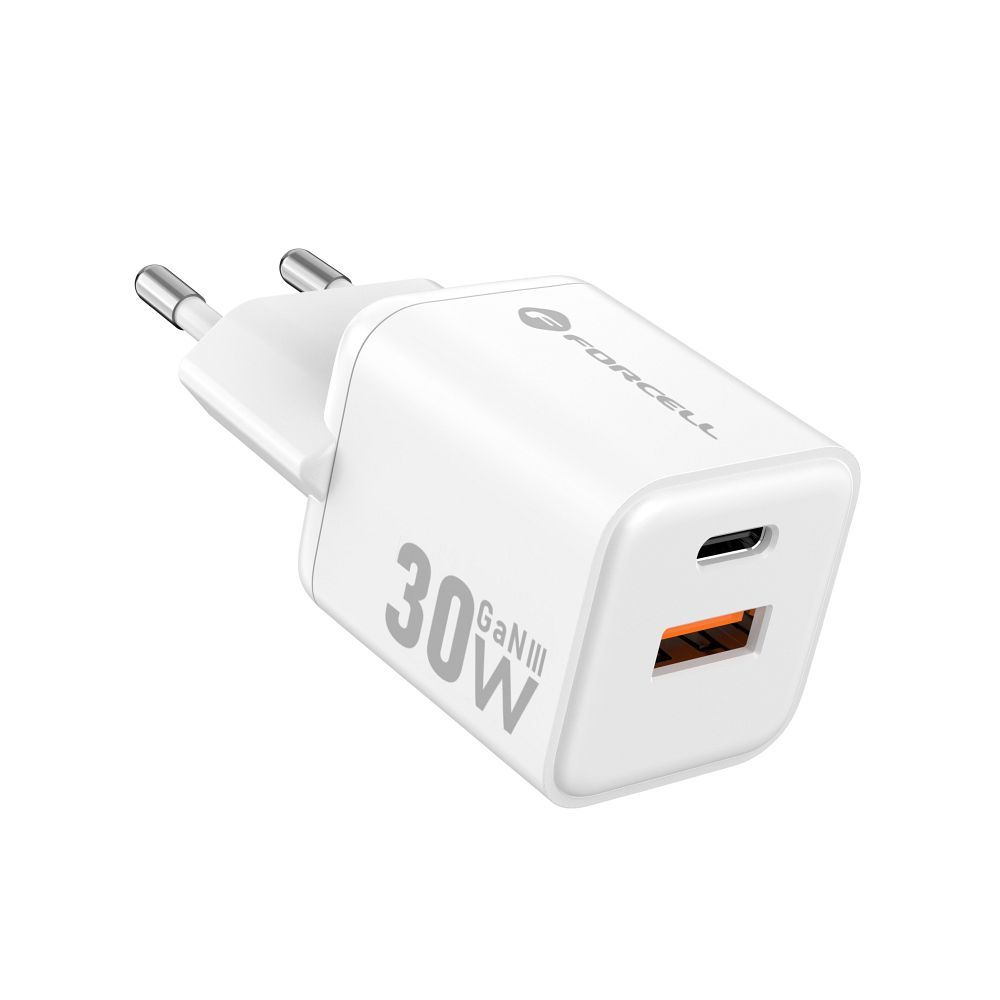  Mini GaN III USB-C + USB-A QC4.0 PD 30W VT-35 Handy-Ladegerät Weiß 0INT