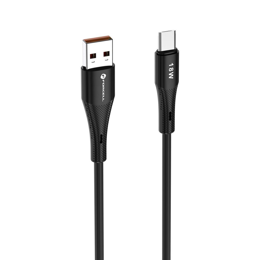 QC3.0 2,4 A 18 W Silikon-USB-A-auf-Micro-USB-Kabel 1 m C341