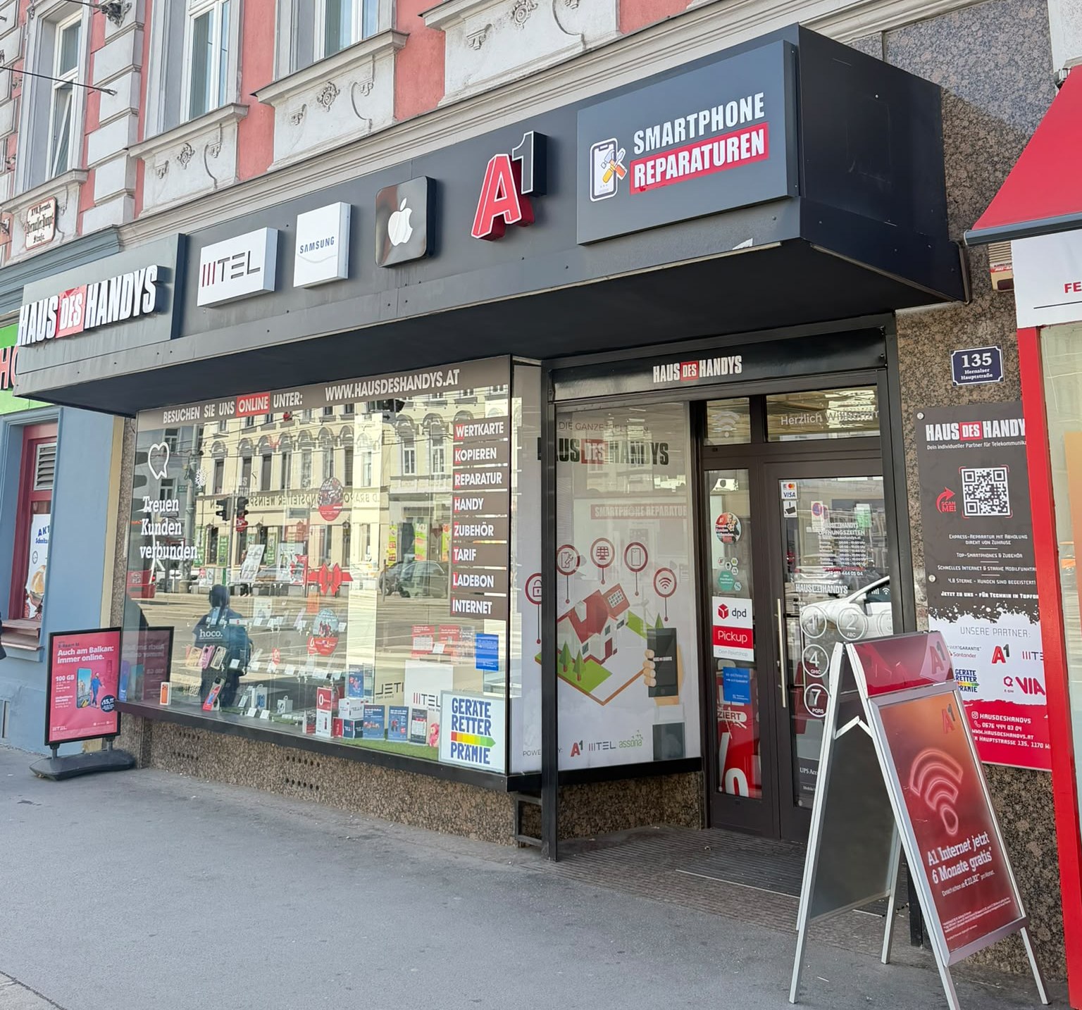 Haus des Handys — Hernalser Hauptstraße 135, 1170 Wien